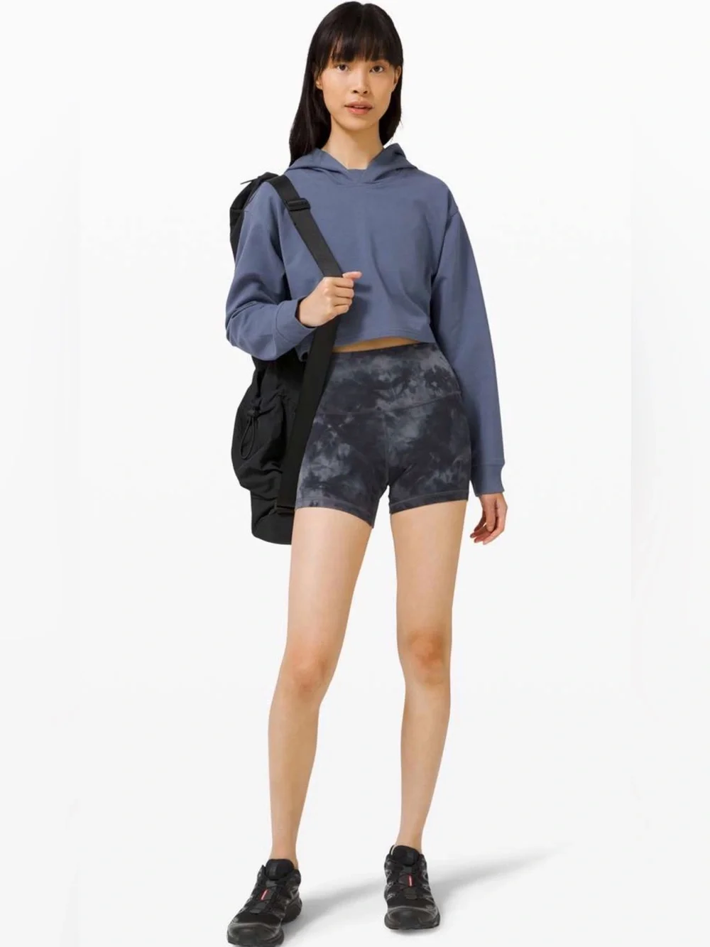 Lululemon All Yours Cropped Hoodie Ink Blue✨